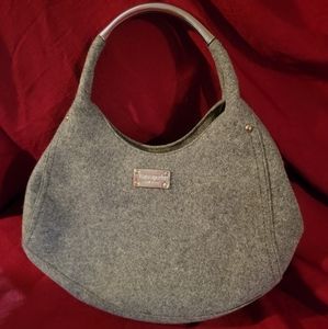 Gray Wool Kate Spade Hobo